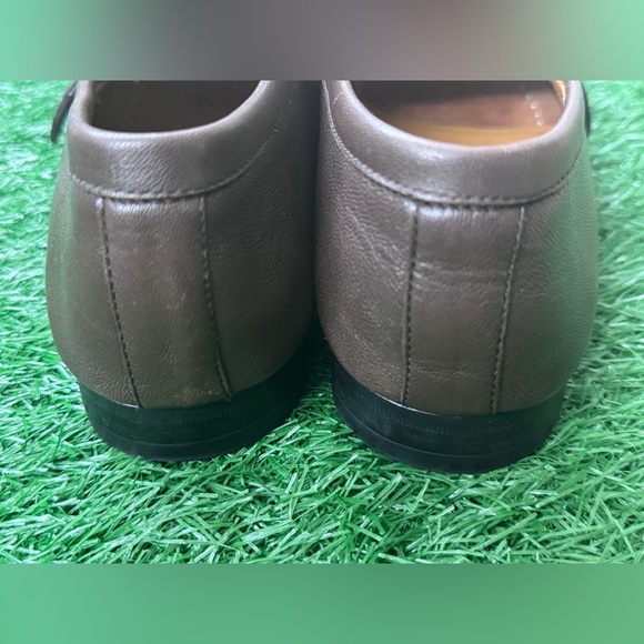 Authentic Gucci GG Marmont Leather Loafers 428609 size 8 Business Sherry line - Picture 6 of 7